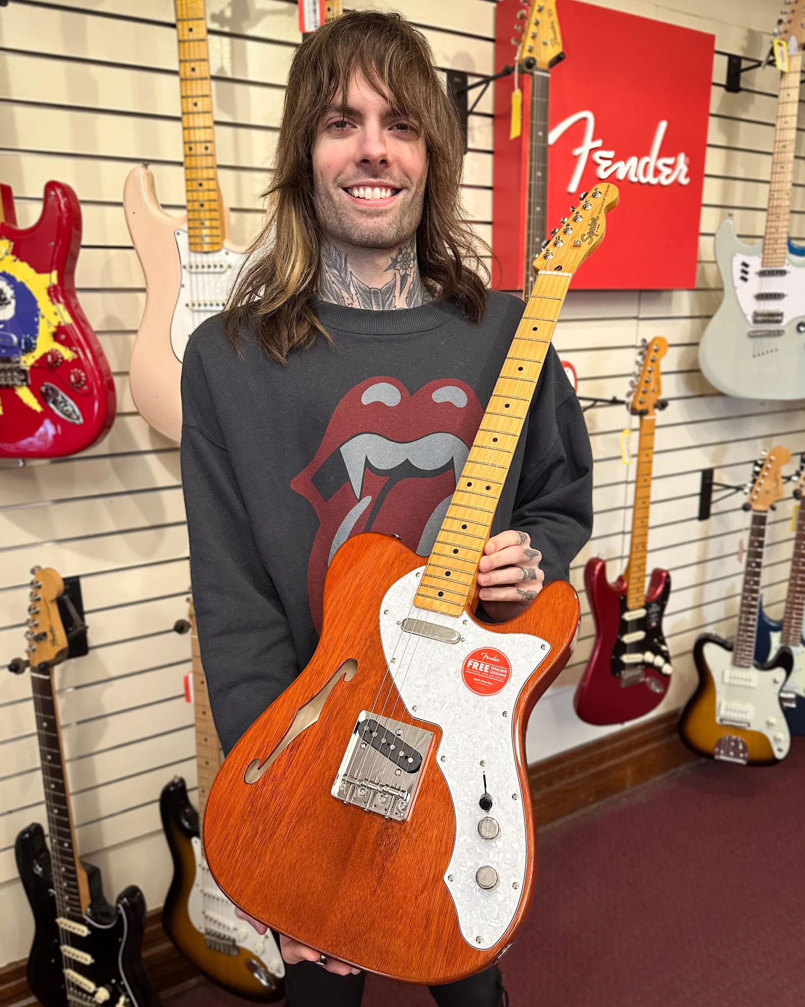 Squier Classic Vibe '60s Telecaster Thinline, Natural