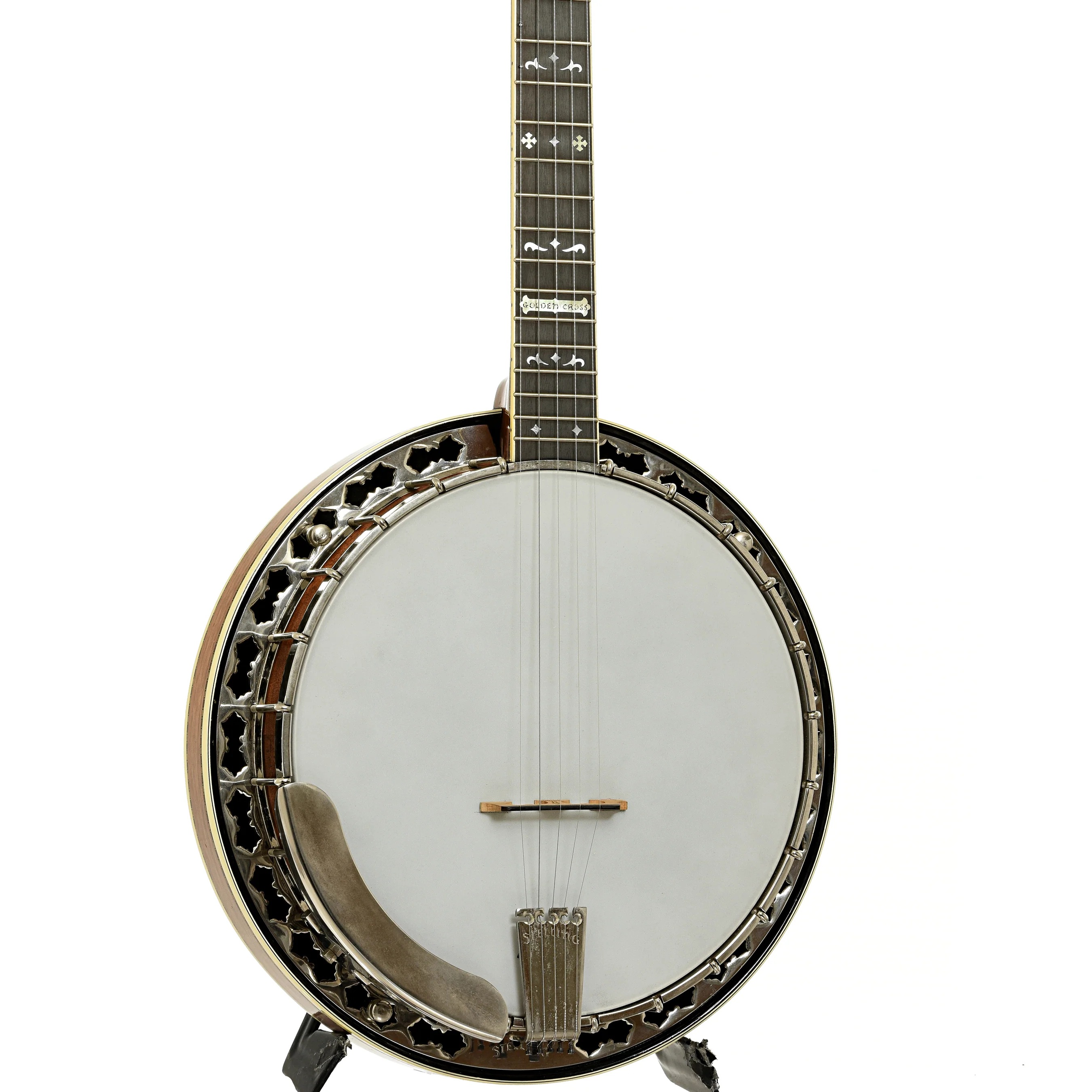 Stelling Golden Cross Walnut Resonator Banjo (1981)