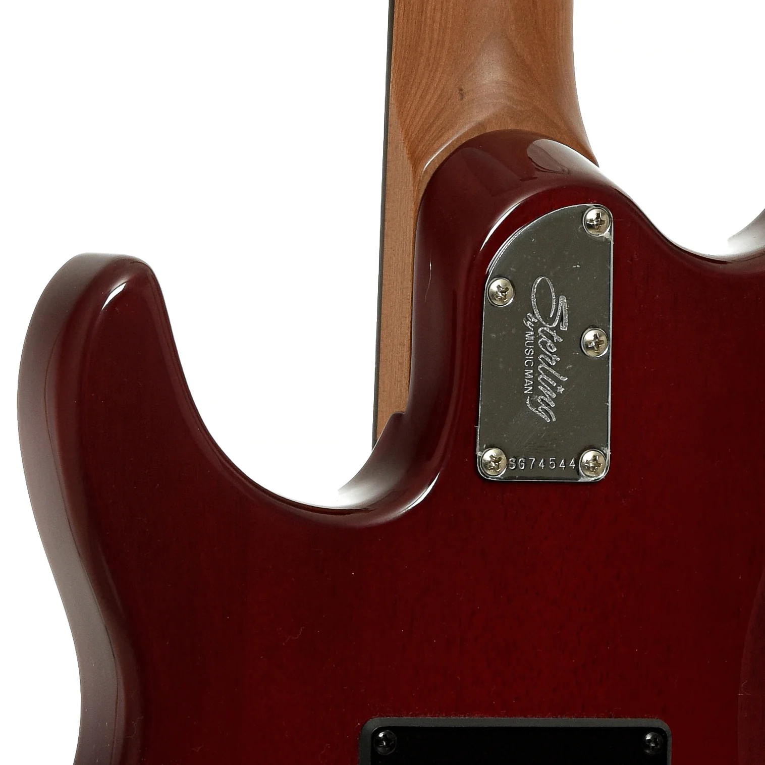 Sterling by Music Man Luke HSS Electric Guitar, Heritage Cherry Burst - Image 10