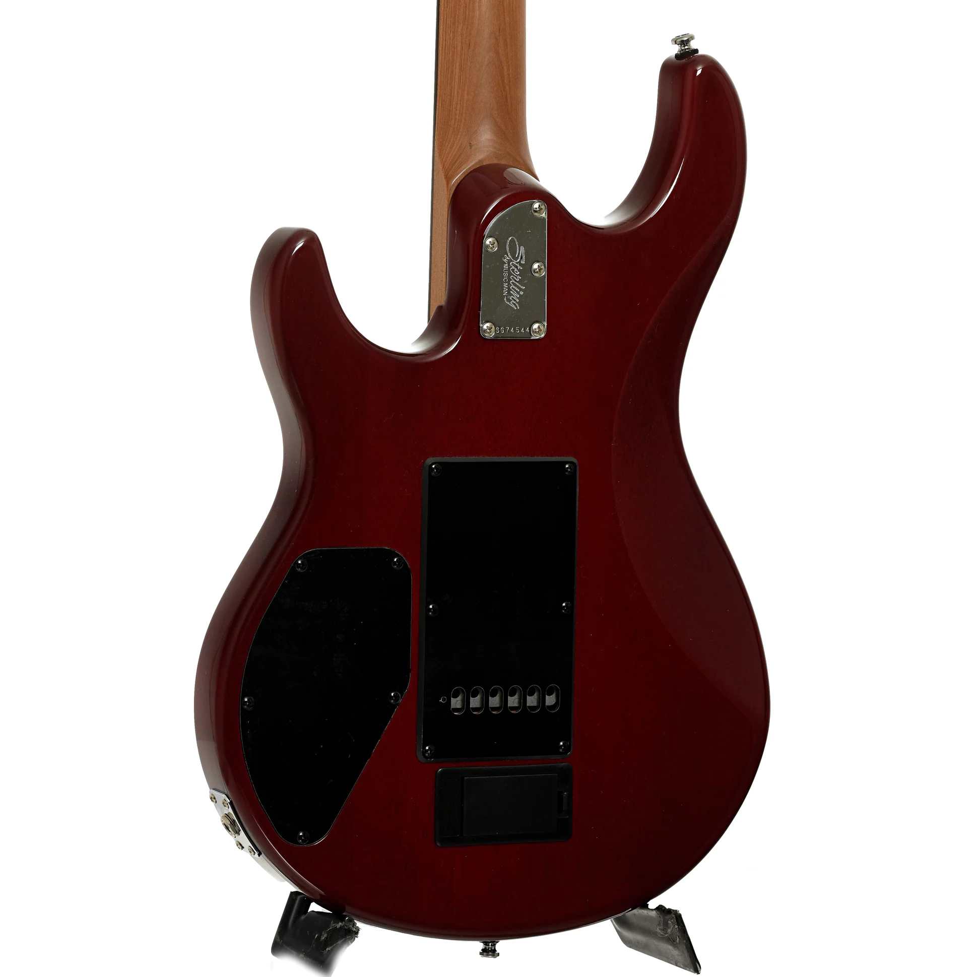 Sterling by Music Man Luke HSS Electric Guitar, Heritage Cherry Burst - Image 11
