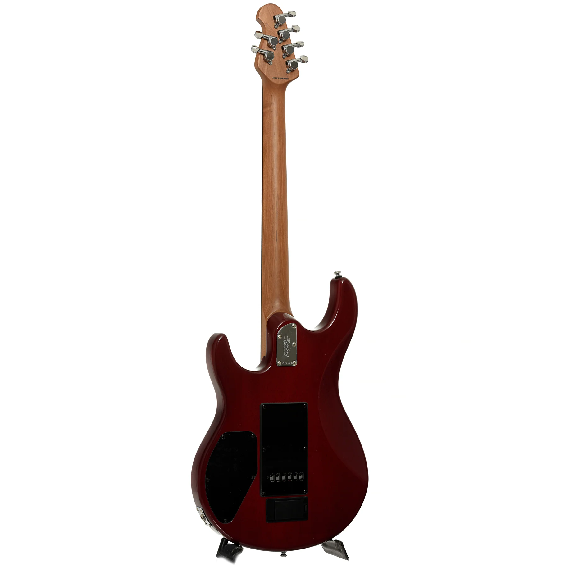 Sterling by Music Man Luke HSS Electric Guitar, Heritage Cherry Burst - Image 12